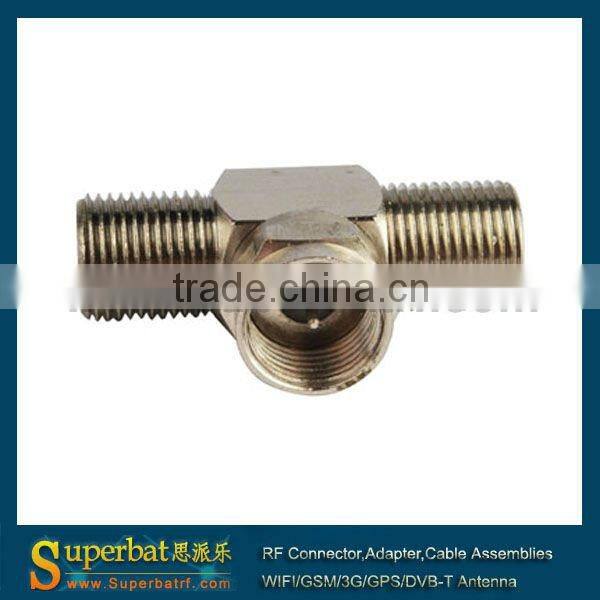 F adapter F Plug to Jack to Jack "T" Type electrical couplers