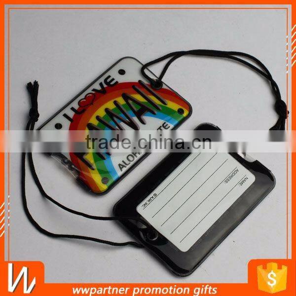 Custom Shaped Luggage Tag with Led Light