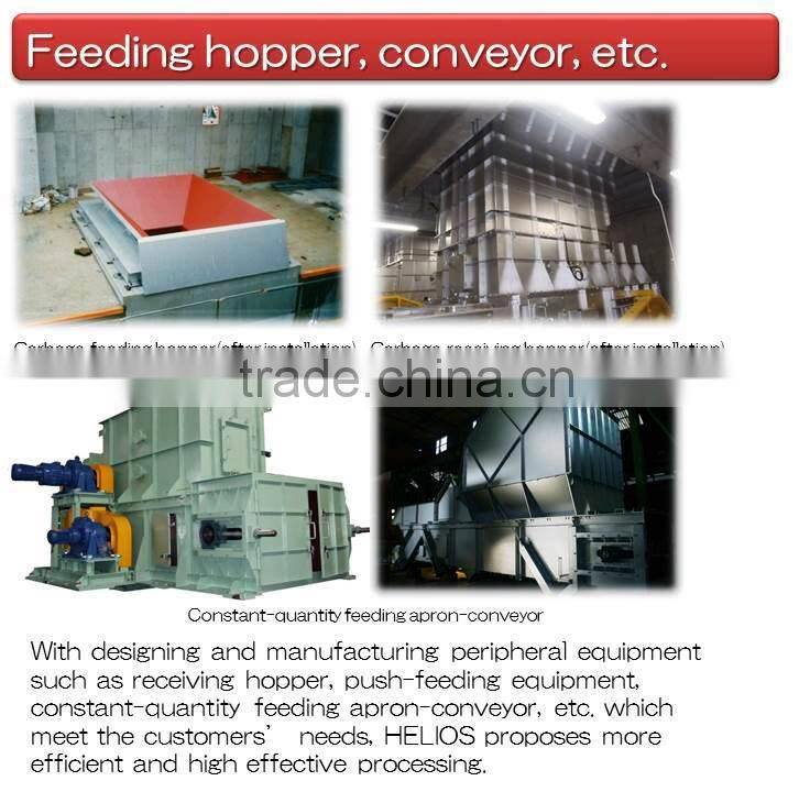 Low cost bestselling garbage rubber crusher made in Japan