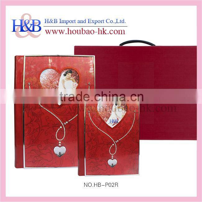 Popular crystal album with photo album suitcase