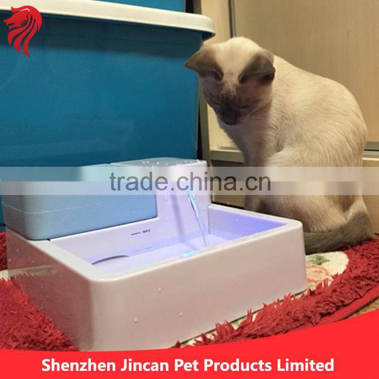 Electronic UV Automatic Pet Water Fountain with LED light