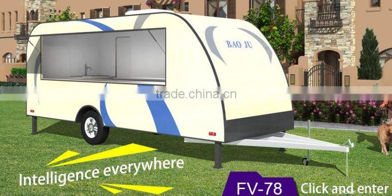 hot sales best quality twin in axle food trailer lunxury food trailer double axle food trailer