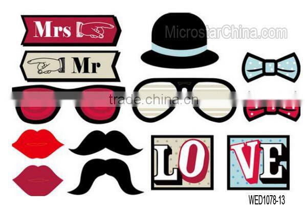 Hen party photo booth props games accessories favors DIY