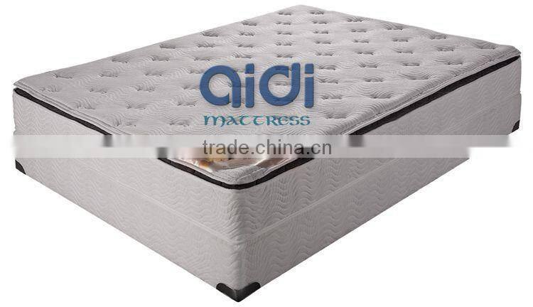4 Star Hotel Furniture Compressed Bonnell Spring Queen Density Foam Mattress
