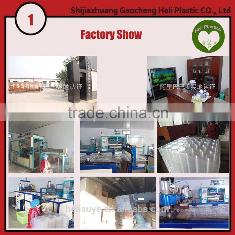 disposable black PP meat/beef tray