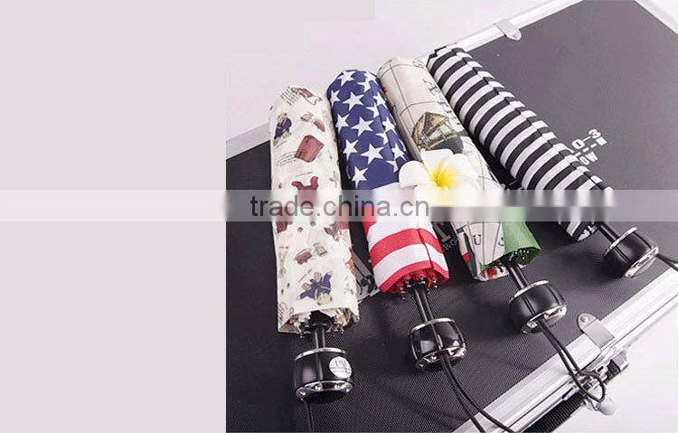 PRECIOUS 3 FOLD HAND OPEN UMBRELLA