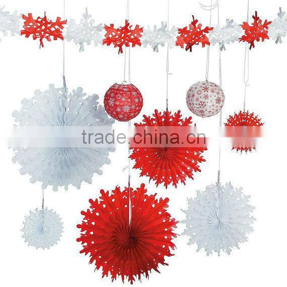 8" Lavender Tissue Paper Flower Rosette Fan Baby shower party Decoration