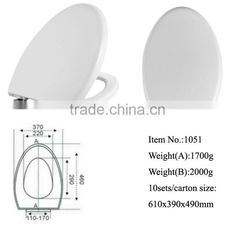 1051 stainless steel part pp fancy toilet seat cover