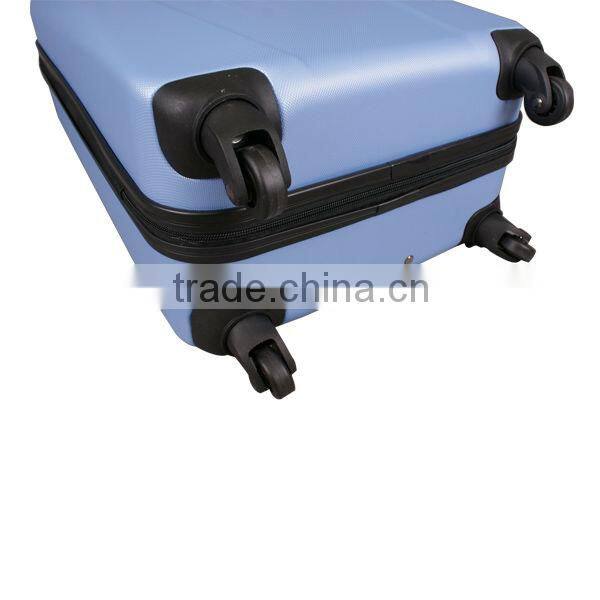 2014 china supplier abs/pc luggage trolley with retractable wheels,cheap designer luggage sets