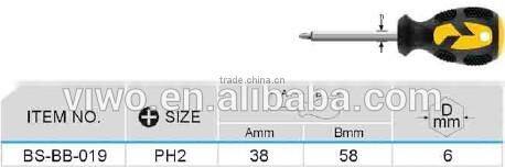 precision phillips hex shank screwdriver