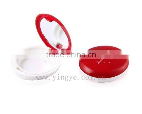 Three color mental eyeshadow round palette