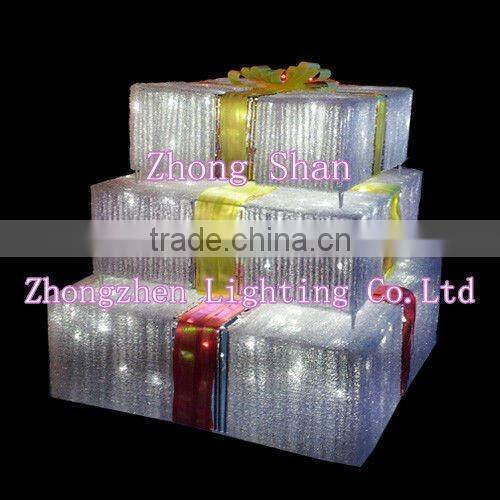 Santa in the sleigh with reindeer for led christmas decoration