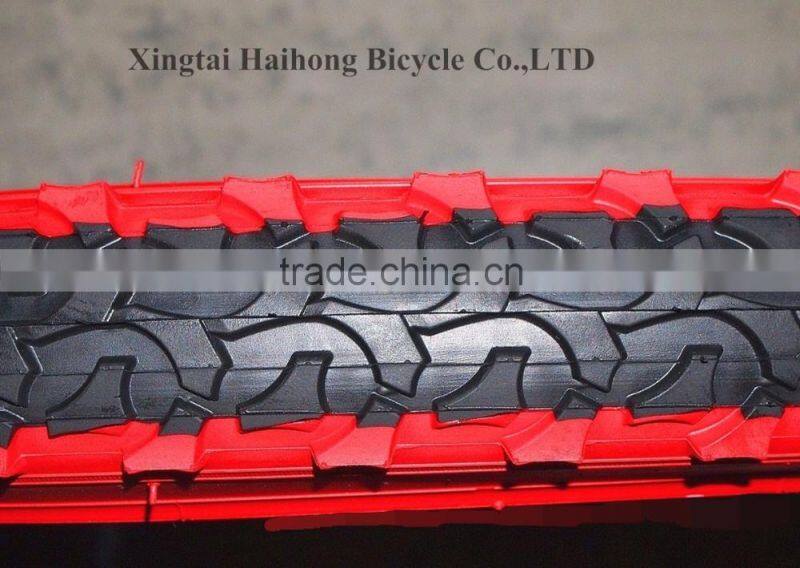 High quality colored MTB bicycle tyre/bycicle tires 26*2.125