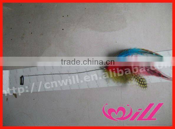 Hot Sale Real Feather Hair Clip In Hair Extension Hair Accessories