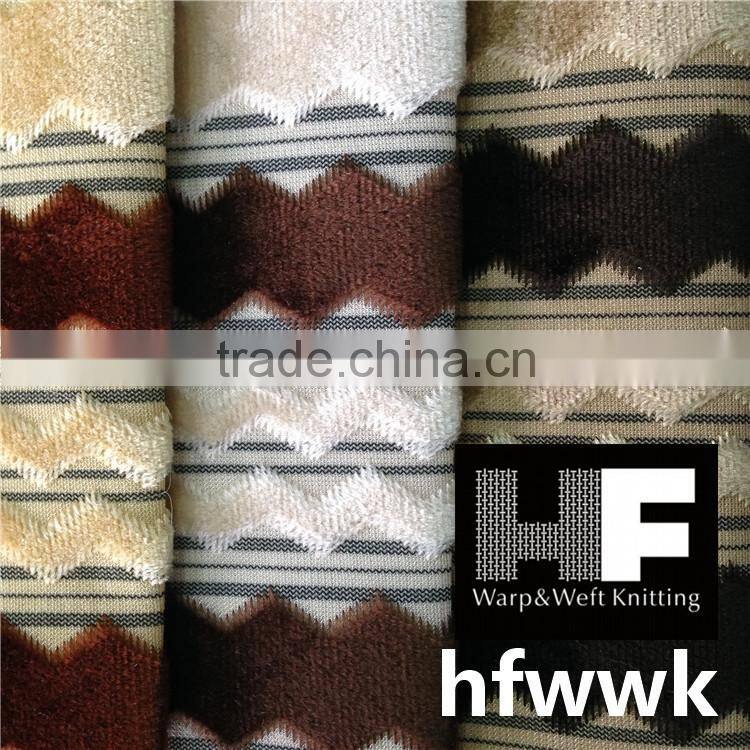 stripe velvet fabric