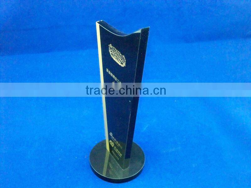 Creation Black Acrylic crystal award trophy