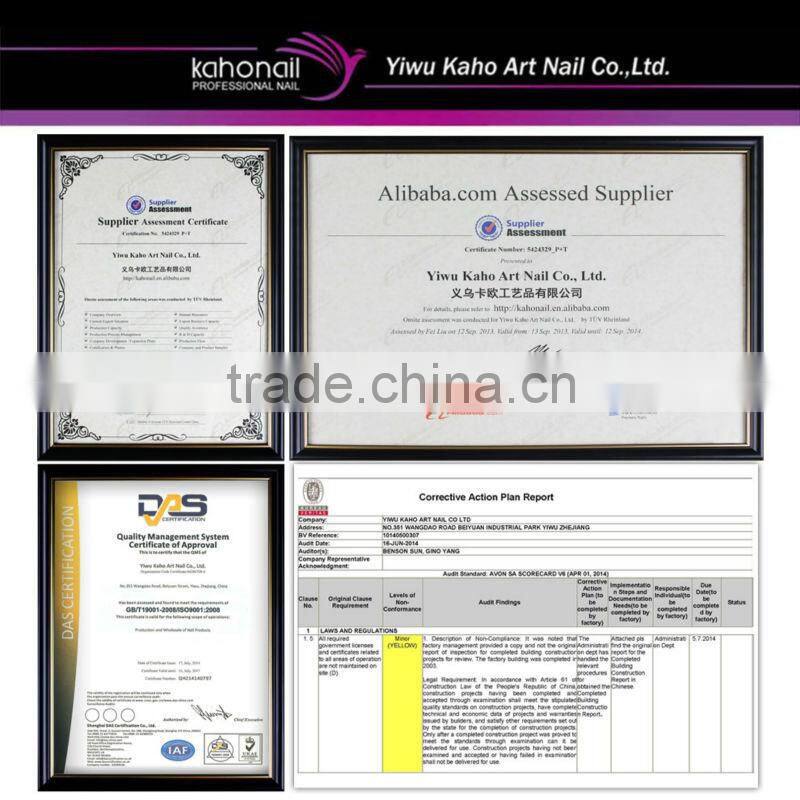 Artificial Fingernails Curved Form Nail Tips / Nail Art Tips with 10 different sizes