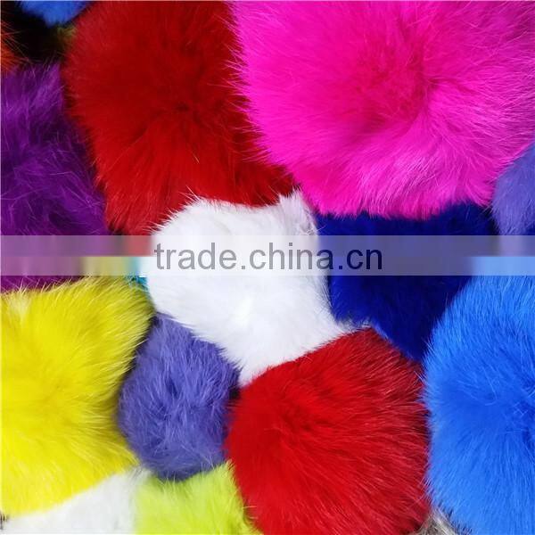 wholesale Rabbit Fur Ball Keychain with low price