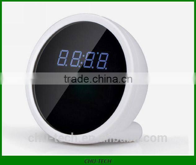 H.264 P2P WIFI function cycle recording ,Motion detection wireless mini hd camera clock