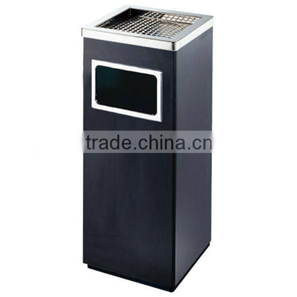 C-122 Debris Collection Waste Container Litter Bin with Gridding Top