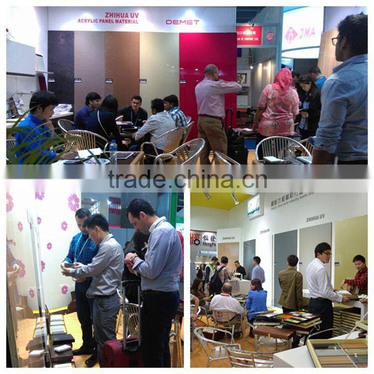 ZH UV brand glossy mdf board for kitchen cabinet door