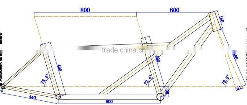 Ti Couplers Frame Coupling frame Tandem Frame