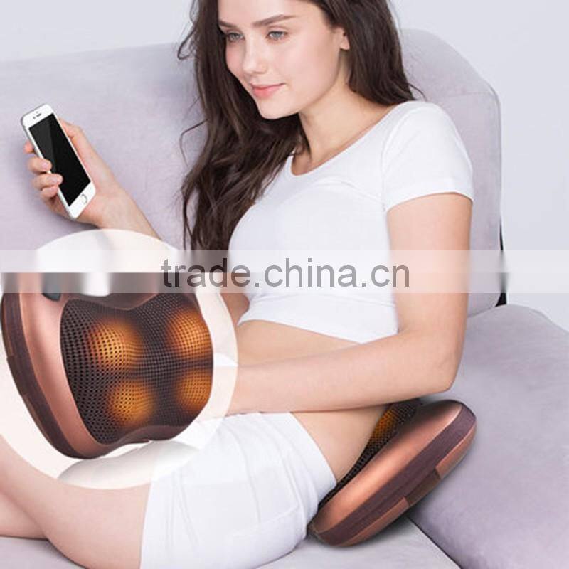 travel neck messager electric pillow case car seat and home electric massage pillow cushion