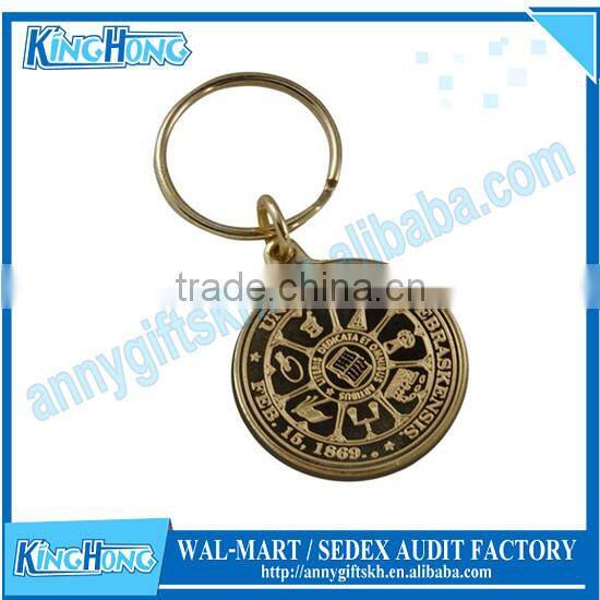 The newest style alphabet antique coin keychain