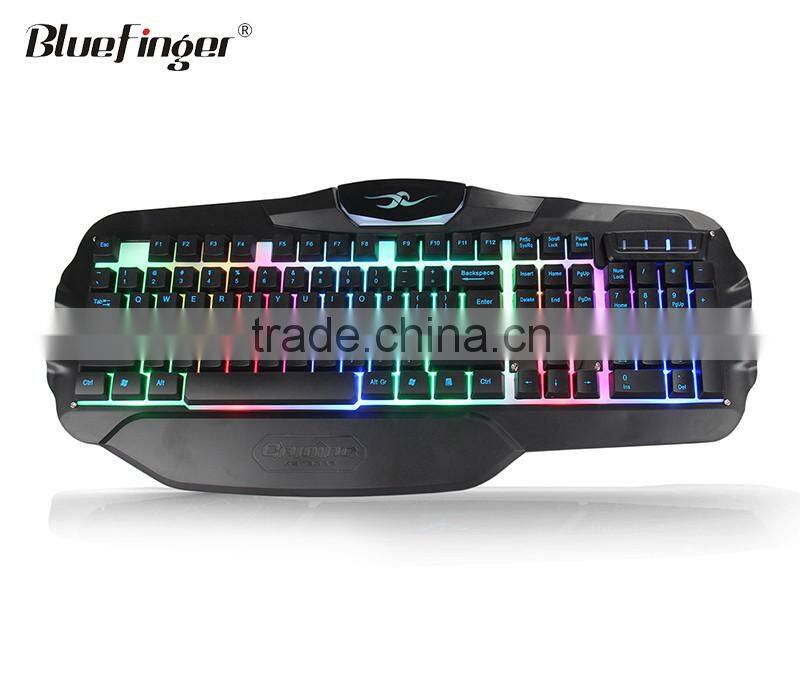 Shenzhen Factory Raised USB wired keyboard with mechanical feeling