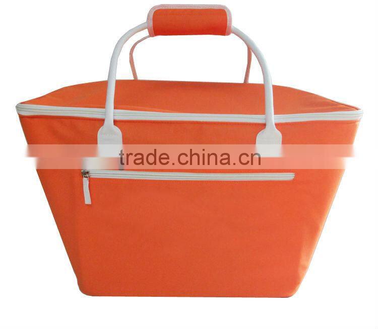 Picnic and travel cooler bag with handles