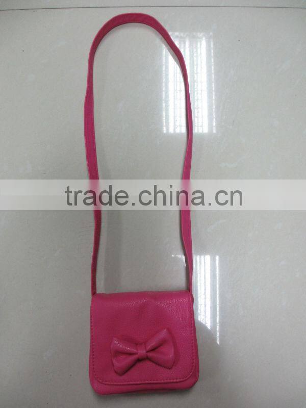 2015 Latest design pink color cute kid bag