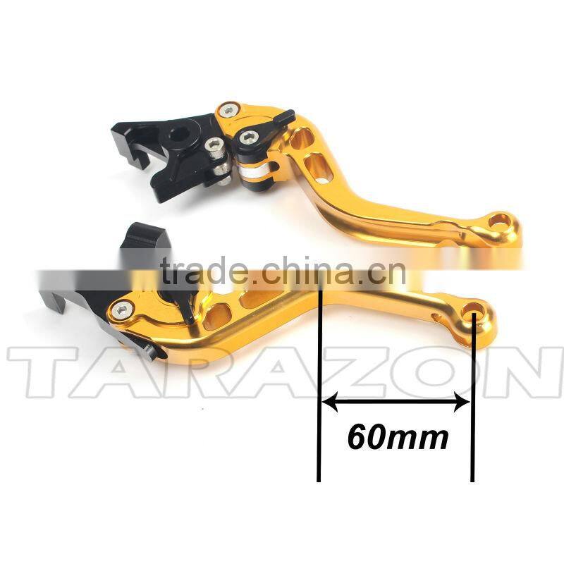 Motorcycle adjustable hand brake and clutch levers for road bike