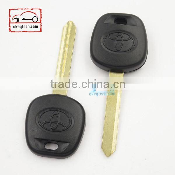 High Quatity Toyota transponder chip key shell with chip Car Key Toyota transponder chip romote key shell
