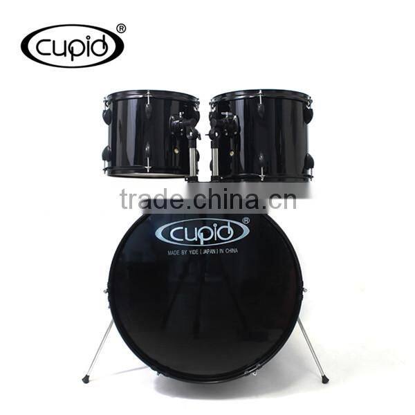 CUPID 5 pcs PVC Black jazz Drum set