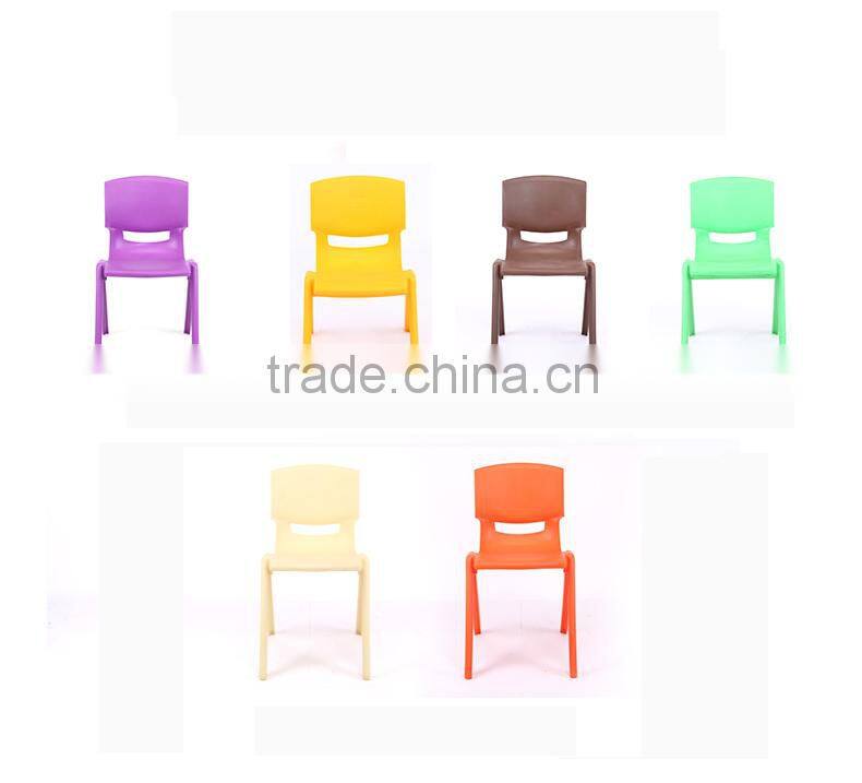 bright color plastic chairs