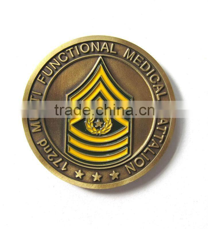 Memorial coin with Color Painting, OEM Orders are Welcome