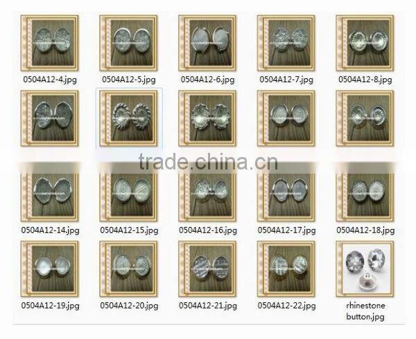 2014 high quality rhinestone buttons cheap