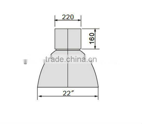 CE Approved Aluminum High bay Industrial Light Covers 400w