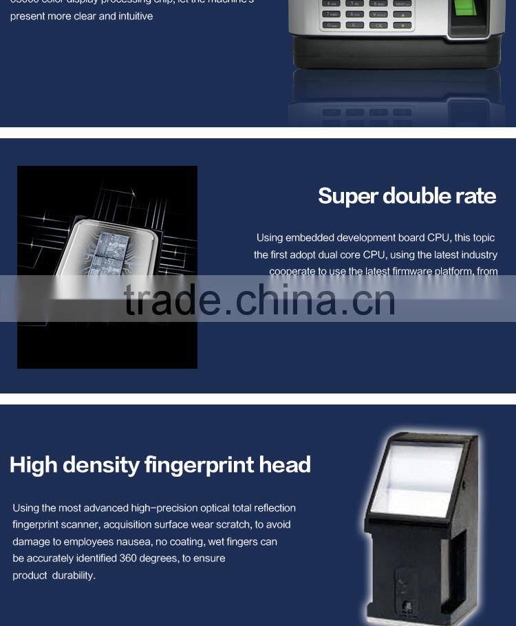 Ocean OC028 Finger Print Machine Biometric Time Attendance Employee Time Clock