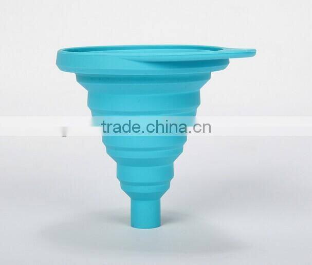 collapsible silicone oil funnel liquid funnel