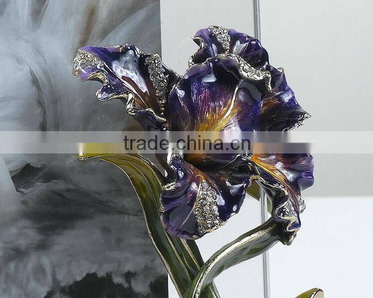 RORO Happy iris crystal glass enamel photo frame picture frame
