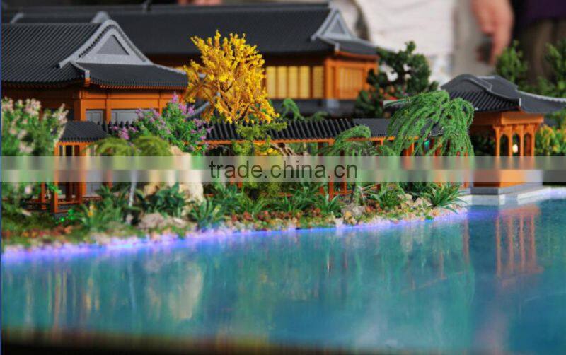 Architectural models of Hotel Park making service