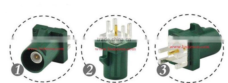 Green gps antenna fakra connector