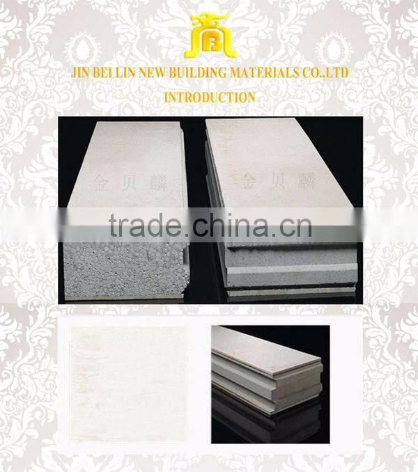 Light Weight Easy Installing Foam Cement Core Composite Board