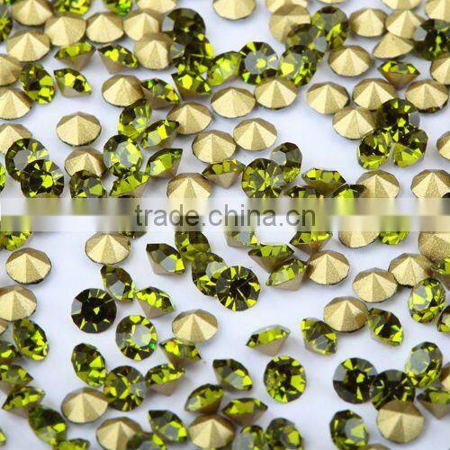 point back crystal rhinestone chaton