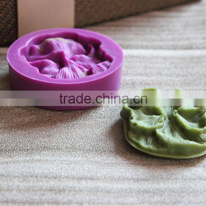 Single Flower Style Silicone Soap Molds , Fondant Mold Tool , Silicone Chocolate Mold