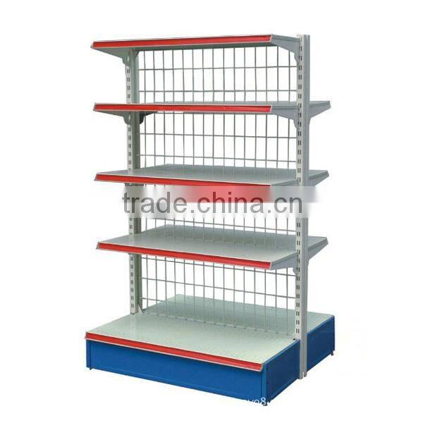 Supermarket shelf,gondola shelf,double sides shelf