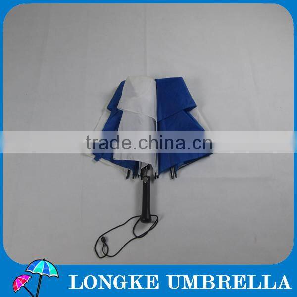Auto open 2 folding umbrellas