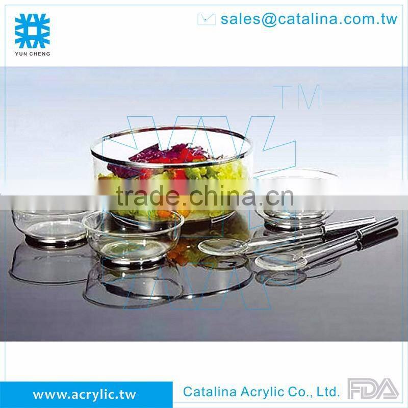 ACRYLIC AS SALAD BOWL