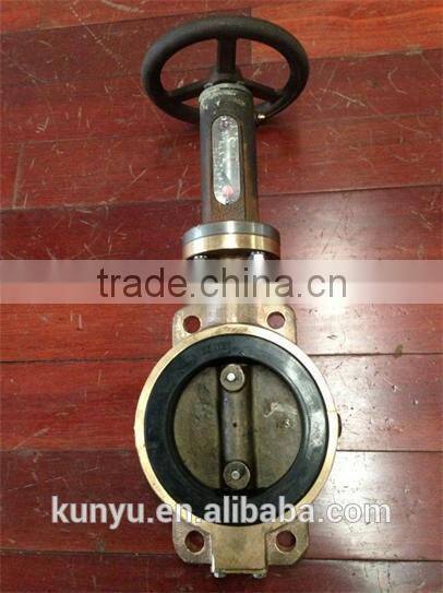 Spiral Midline wafer type cast steel flange valve